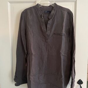 Gap Women's Gray Long-sleeve Work Shirt, Size S